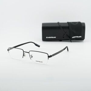 Montblanc MB0188O 001 Rectangle Eyeglasses – Black 55mm